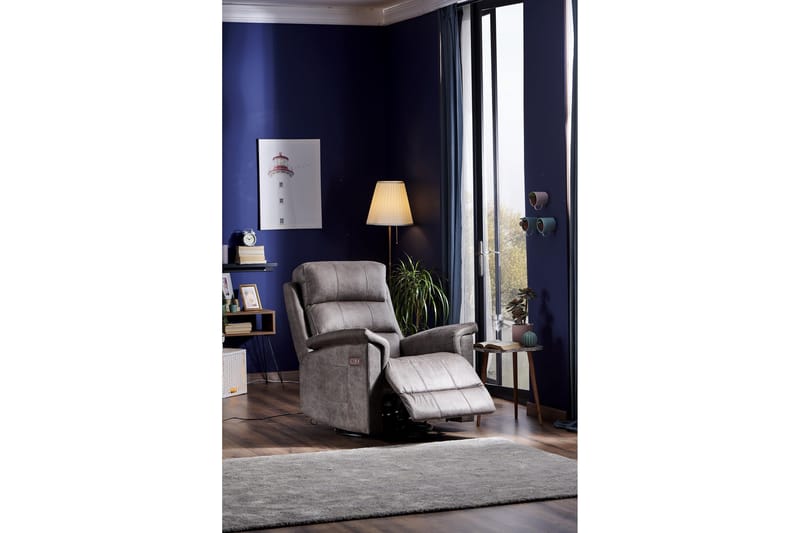 Mekanisminojatuoli Chillawell Sähköinen - Harmaa - Huonekalut - Tuoli & nojatuoli - Nojatuoli & lepotuoli - Mekanismituoli