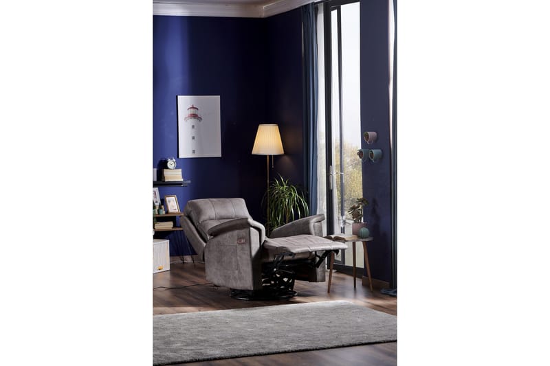 Mekanisminojatuoli Chillawell Sähköinen - Harmaa - Huonekalut - Tuoli & nojatuoli - Nojatuoli & lepotuoli - Mekanismituoli