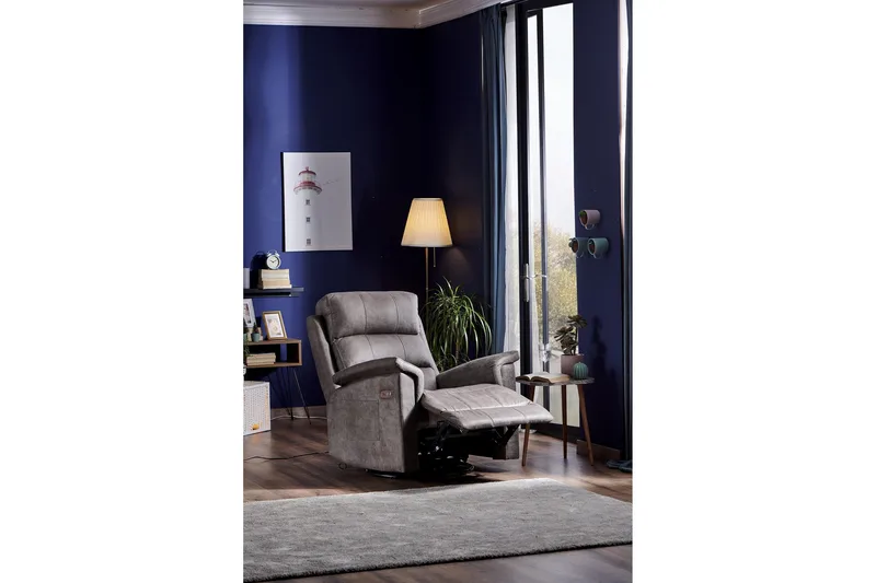 Mekanisminojatuoli Chillawell Sähköinen - Harmaa - Huonekalut - Tuoli & nojatuoli - Nojatuoli & lepotuoli - Mekanismituoli