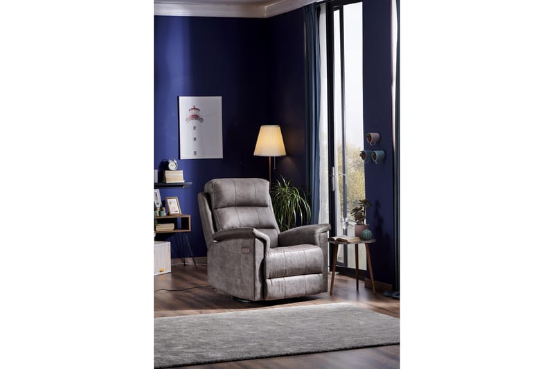 Mekanisminojatuoli Chillawell Sähköinen - Harmaa - Huonekalut - Tuoli & nojatuoli - Nojatuoli & lepotuoli - Mekanismituoli