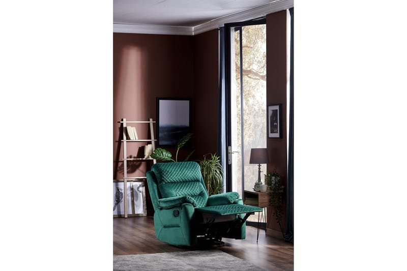 Mekanisminojatuoli Chillawell - Vihreä - Huonekalut - Tuoli & nojatuoli - Nojatuoli & lepotuoli - Mekanismituoli