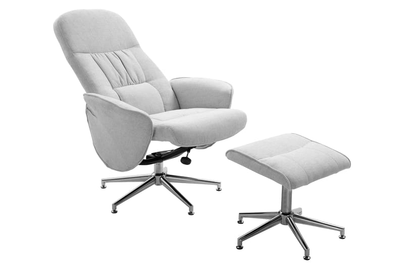 Mekanismituoli Rossas rahilla - Harmaa - Huonekalut - Tuoli & nojatuoli - Nojatuoli & lepotuoli - Mekanismituoli