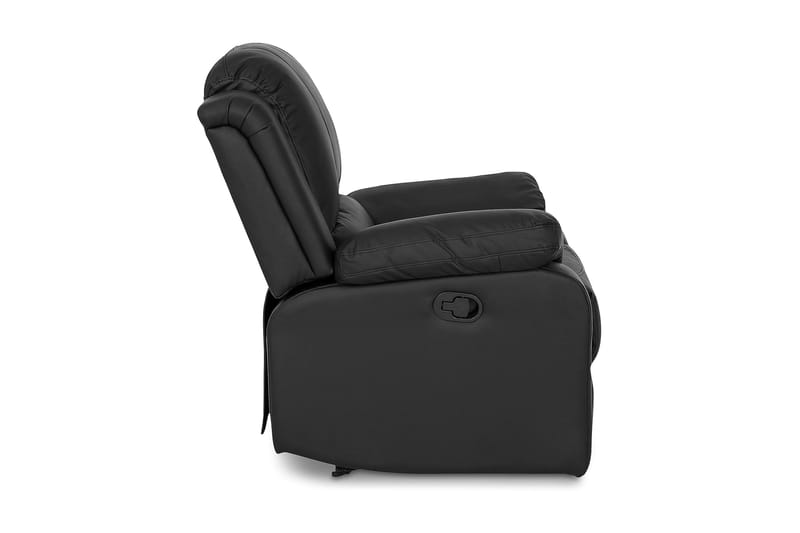 Navarro Mukava Recliner-nojatuoli Kotiteatterinojatuoli - Kallistettava nojatuoli keinonahkaa - Lepotuoli - Musta - Huonekalut - Tuoli & nojatuoli - Nojatuoli & lepotuoli - Mekanismituoli