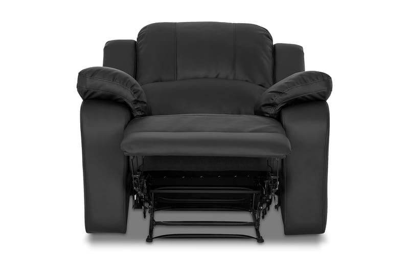 Navarro Mukava Recliner-nojatuoli Kotiteatterinojatuoli - Kallistettava nojatuoli keinonahkaa - Lepotuoli - Musta - Huonekalut - Tuoli & nojatuoli - Nojatuoli & lepotuoli - Mekanismituoli