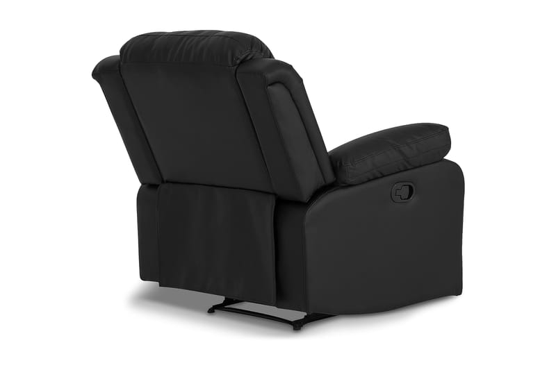 Navarro Mukava Recliner-nojatuoli Kotiteatterinojatuoli - Kallistettava nojatuoli keinonahkaa - Lepotuoli - Musta - Huonekalut - Tuoli & nojatuoli - Nojatuoli & lepotuoli - Mekanismituoli
