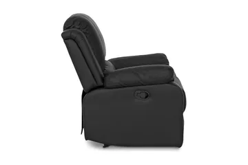Navarro Mukava Recliner-nojatuoli Kotiteatterinojatuoli - Kallistettava nojatuoli keinonahkaa - Lepotuoli - Musta - Huonekalut - Tuoli & nojatuoli - Nojatuoli & lepotuoli - Mekanismituoli