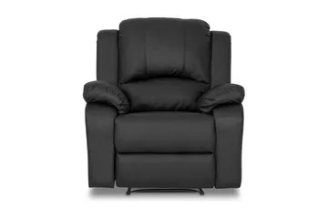 Navarro Mukava Recliner-nojatuoli Kotiteatterinojatuoli - Kallistettava nojatuoli keinonahkaa - Lepotuoli - Musta - Huonekalut - Tuoli & nojatuoli - Nojatuoli & lepotuoli - Mekanismituoli