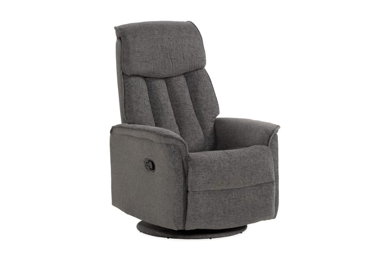 Nojatuoli Umeå Pyörivä & keinuva, Harmaa kangas