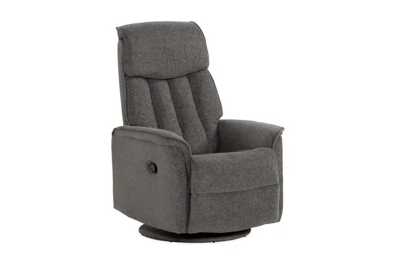 Nojatuoli Umeå Pyörivä & keinuva, Harmaa kangas