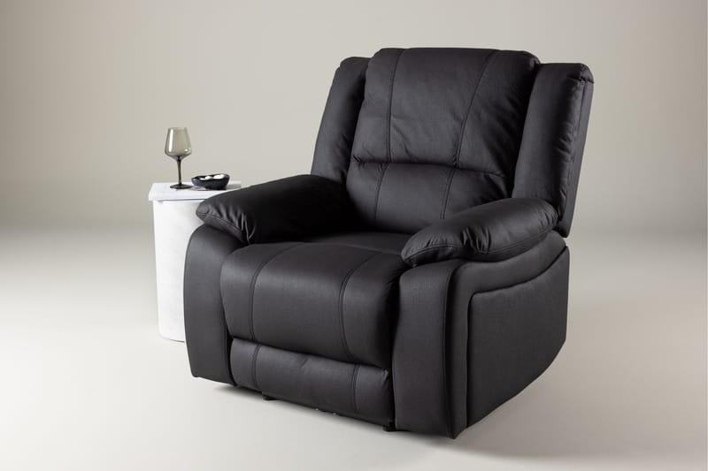 Recliner-nojatuoli Comfort Living Singapore-recliner-nojatuoli musta Musta - Huonekalut - Tuoli & nojatuoli - Nojatuoli & lepotuoli - Mekanismituoli