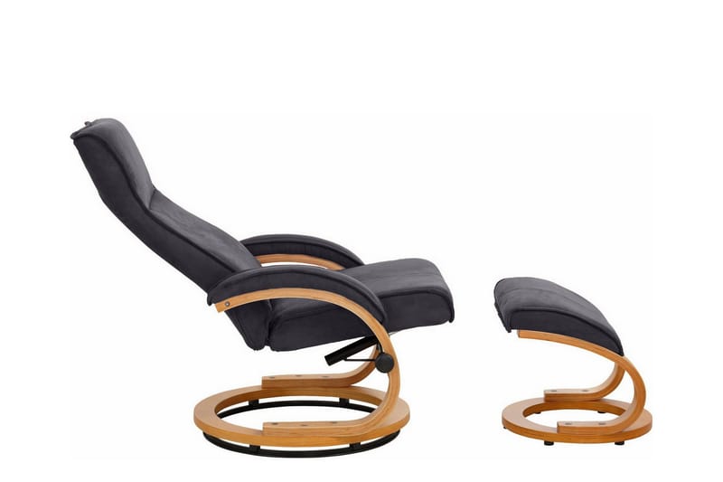Recliner-nojatuoli Loft24 Pasha-recliner-nojatuoli mikrokuitu Harmaa - Huonekalut - Tuoli & nojatuoli - Nojatuoli & lepotuoli - Mekanismituoli