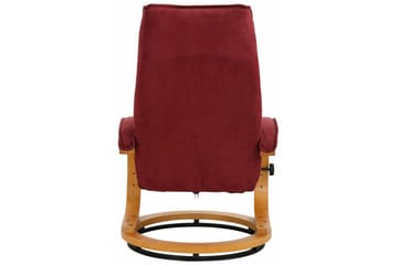 Recliner-nojatuoli Loft24 Pasha-recliner-nojatuoli, mikrokuitu Röd - Huonekalut - Tuoli & nojatuoli - Nojatuoli & lepotuoli - Mekanismituoli