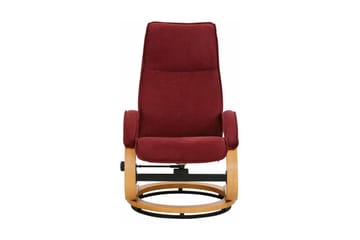 Recliner-nojatuoli Loft24 Pasha-recliner-nojatuoli, mikrokuitu Röd - Huonekalut - Tuoli & nojatuoli - Nojatuoli & lepotuoli - Mekanismituoli