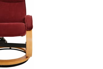 Recliner-nojatuoli Loft24 Pasha-recliner-nojatuoli, mikrokuitu Röd - Huonekalut - Tuoli & nojatuoli - Nojatuoli & lepotuoli - Mekanismituoli