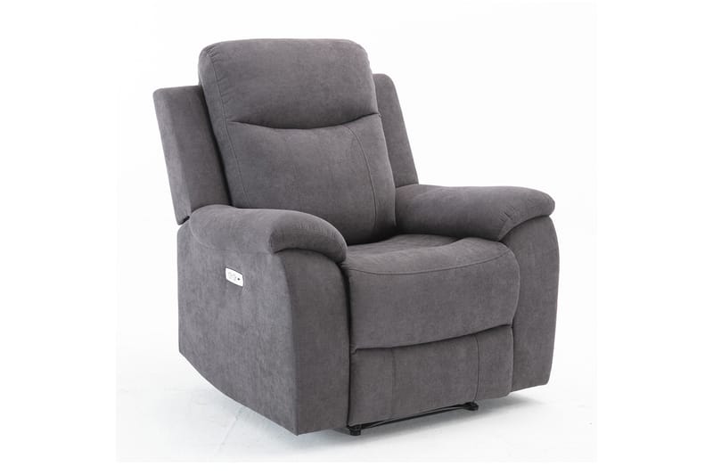 Recliner nojatuoli Milo Harmaa - Huonekalut - Tuoli & nojatuoli - Nojatuoli & lepotuoli - Mekanismituoli