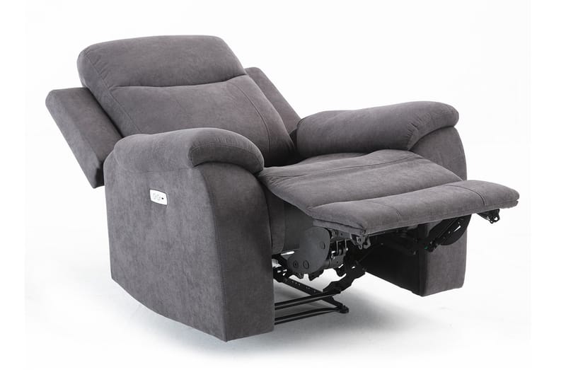 Recliner nojatuoli Milo Harmaa - Huonekalut - Tuoli & nojatuoli - Nojatuoli & lepotuoli - Mekanismituoli