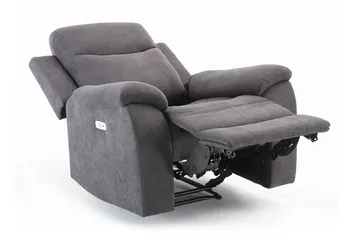 Recliner nojatuoli Milo Harmaa - Huonekalut - Tuoli & nojatuoli - Nojatuoli & lepotuoli - Mekanismituoli