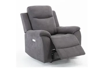 Recliner nojatuoli Milo Harmaa - Huonekalut - Tuoli & nojatuoli - Nojatuoli & lepotuoli - Mekanismituoli
