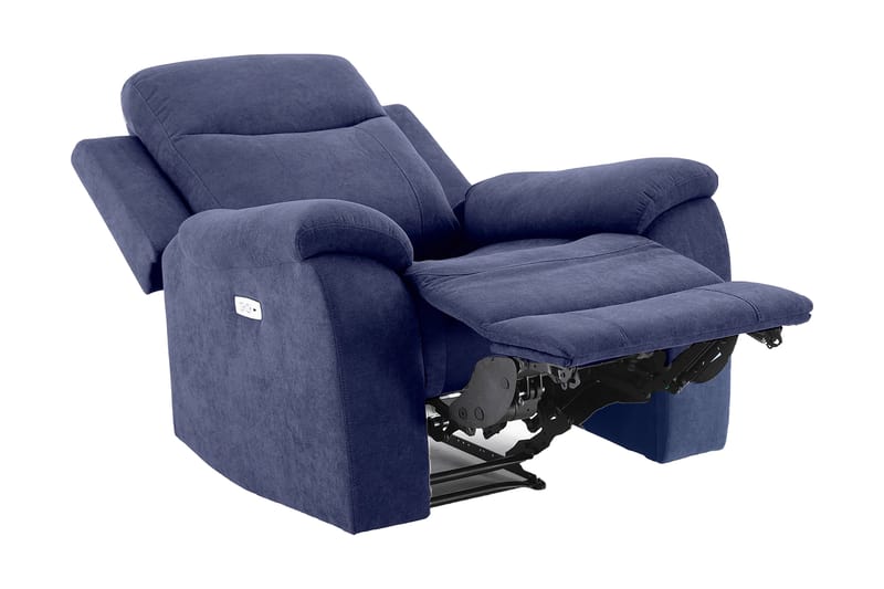 Recliner nojatuoli Milo Sininen - Huonekalut - Tuoli & nojatuoli - Nojatuoli & lepotuoli - Mekanismituoli