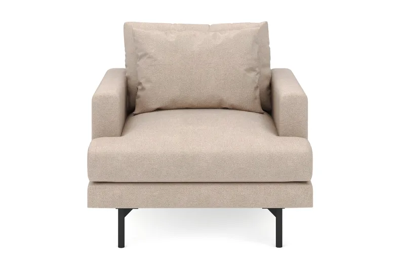 Nojatuoli Menard Kangasista - Beige - Huonekalut - Tuoli & nojatuoli - Nojatuoli & lepotuoli