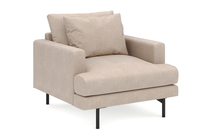 Nojatuoli Menard Kangasista - Beige - Huonekalut - Tuoli & nojatuoli - Nojatuoli & lepotuoli