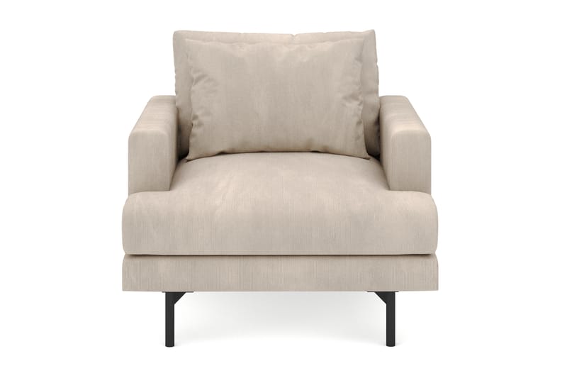 Nojatuoli Menard Manchesterista - Greige - Huonekalut - Tuoli & nojatuoli - Nojatuoli & lepotuoli