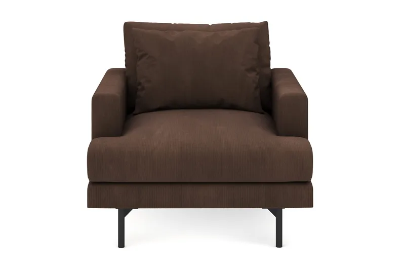 Nojatuoli Menard Manchesterista - Ruskea - Huonekalut - Tuoli & nojatuoli - Nojatuoli & lepotuoli