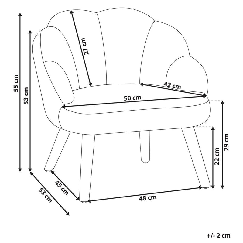 Nojatuoli Miland - Vaaleanpunainen, Vaalea puu - Huonekalut - Tuoli & nojatuoli - Nojatuoli & lepotuoli