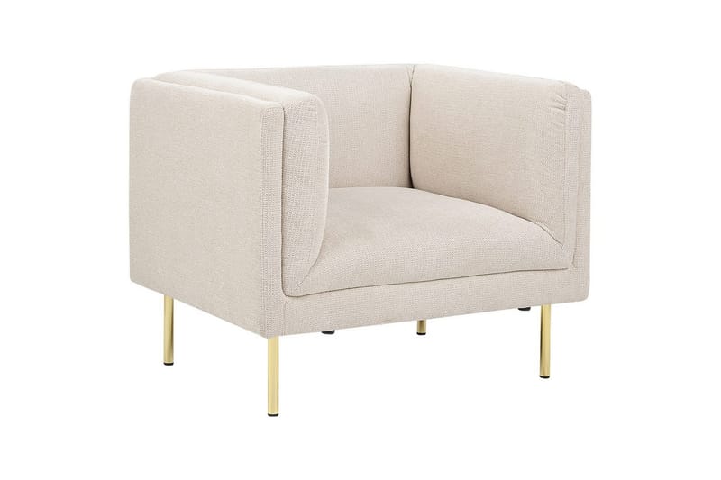 Nojatuoli Moen, Beige, kulta