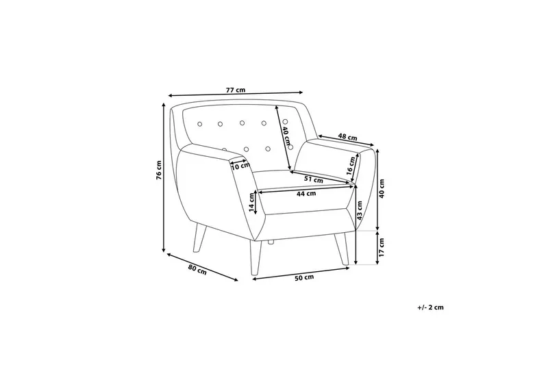 Nojatuoli Motala - Huonekalut - Tuoli & nojatuoli - Nojatuoli & lepotuoli