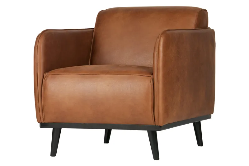 Nahkanojatuoli Nowell - Konjakki - Huonekalut - Tuoli & nojatuoli - Nojatuoli & lepotuoli