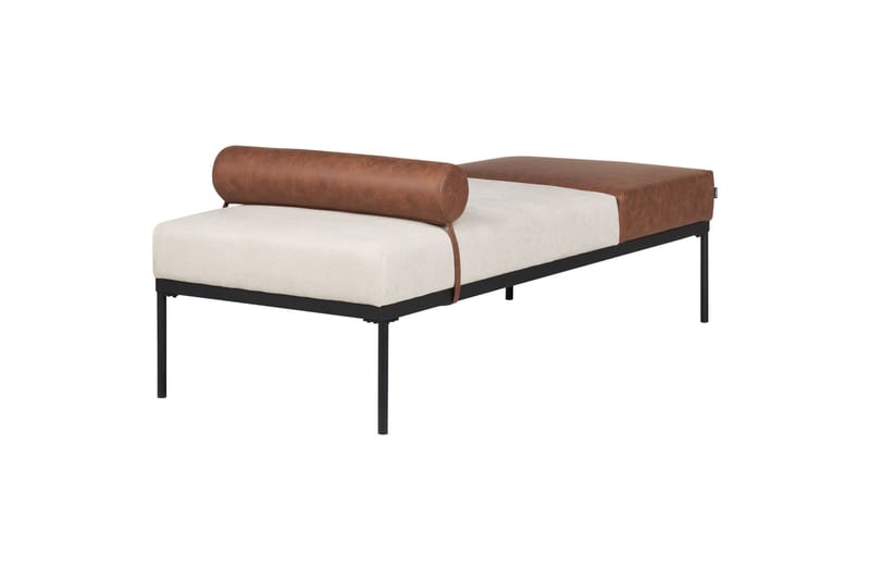 Naklund Lepotuoli 172 cm - Ruskea/Beige/Musta - Huonekalut - Sohva - Sohvasängyt
