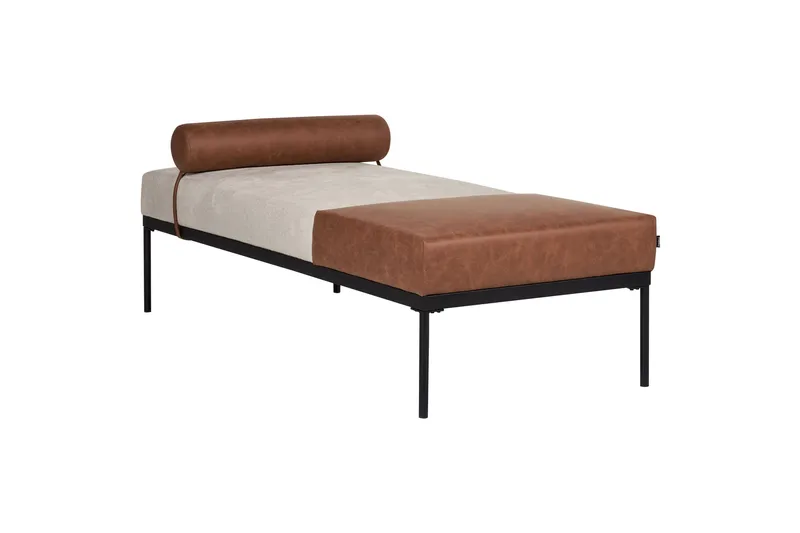 Naklund Lepotuoli 172 cm, Ruskea/Beige/Musta