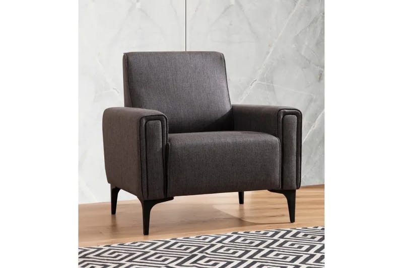 Nojatuoli Naoko - Tummanharmaa - Huonekalut - Tuoli & nojatuoli - Nojatuoli & lepotuoli