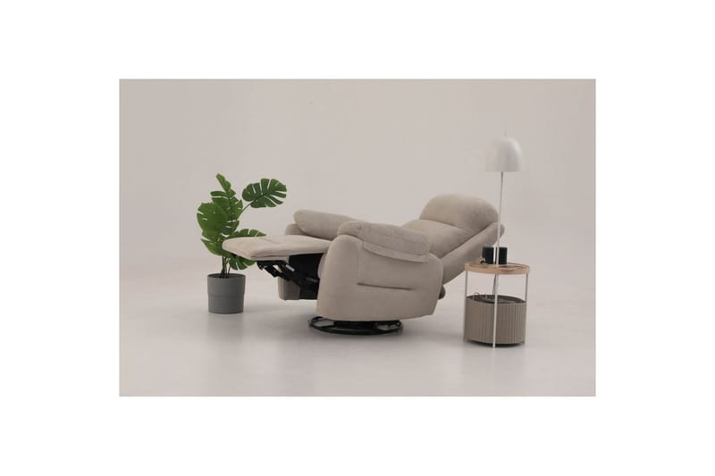 Navren Sähköinen recliner-nojatuoli - Kermanvalkoinen - Huonekalut - Tuoli & nojatuoli - Nojatuoli & lepotuoli - Mekanismituoli