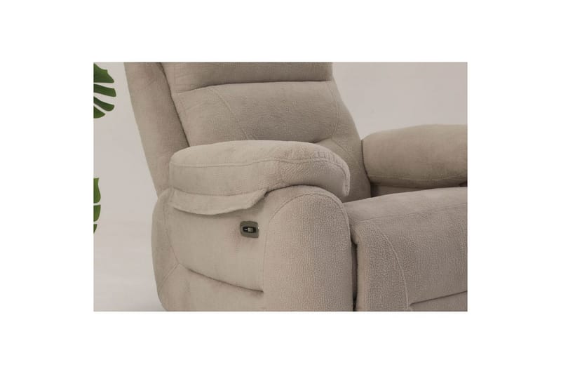 Navren Sähköinen recliner-nojatuoli - Kermanvalkoinen - Huonekalut - Tuoli & nojatuoli - Nojatuoli & lepotuoli - Makuutuoli & divaanituoli