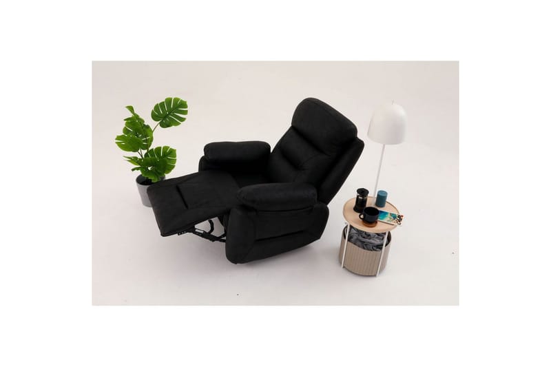 Navren Sähköinen recliner-nojatuoli - Musta - Huonekalut - Tuoli & nojatuoli - Nojatuoli & lepotuoli - Makuutuoli & divaanituoli