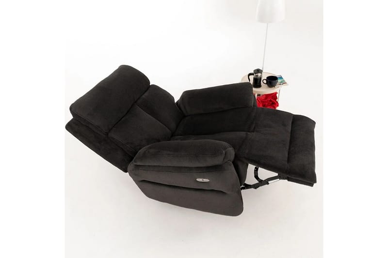 Navren Sähköinen recliner-nojatuoli - Musta - Huonekalut - Tuoli & nojatuoli - Nojatuoli & lepotuoli - Makuutuoli & divaanituoli