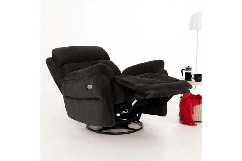 Navren Sähköinen recliner-nojatuoli - Musta - Huonekalut - Tuoli & nojatuoli - Nojatuoli & lepotuoli - Mekanismituoli