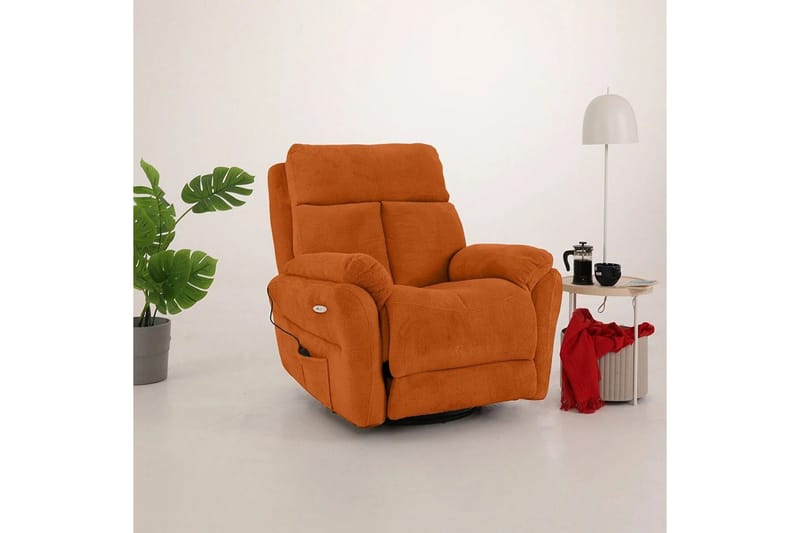 Navren Sähköinen recliner-nojatuoli - Punainen - Huonekalut - Tuoli & nojatuoli - Nojatuoli & lepotuoli - Makuutuoli & divaanituoli