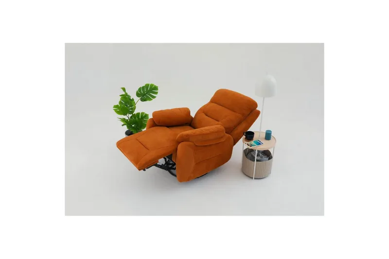 Navren Sähköinen recliner-nojatuoli - Punainen - Huonekalut - Tuoli & nojatuoli - Nojatuoli & lepotuoli - Mekanismituoli