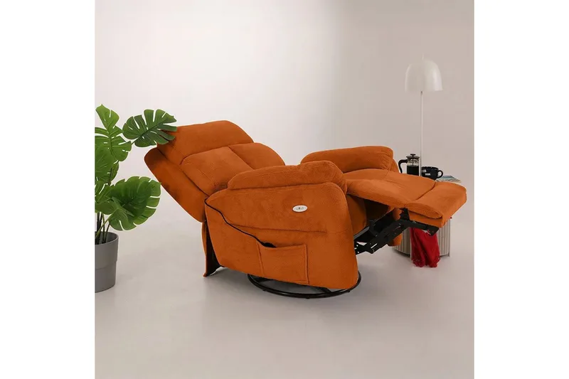 Navren Sähköinen recliner-nojatuoli - Punainen - Huonekalut - Tuoli & nojatuoli - Nojatuoli & lepotuoli - Mekanismituoli