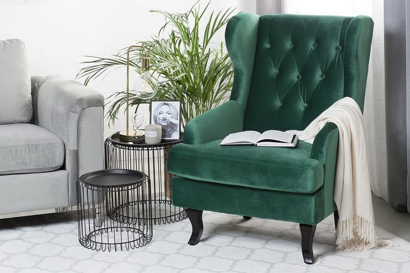 Nojatuoli Alta - Vihreä - Huonekalut - Tuoli & nojatuoli - Nojatuoli & lepotuoli