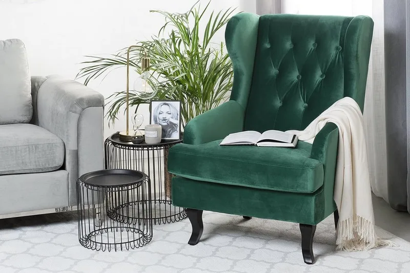 Nojatuoli Alta - Vihreä - Huonekalut - Tuoli & nojatuoli - Nojatuoli & lepotuoli