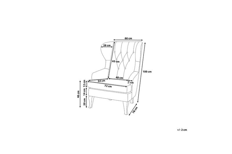 Nojatuoli Alta - Vihreä - Huonekalut - Tuoli & nojatuoli - Nojatuoli & lepotuoli