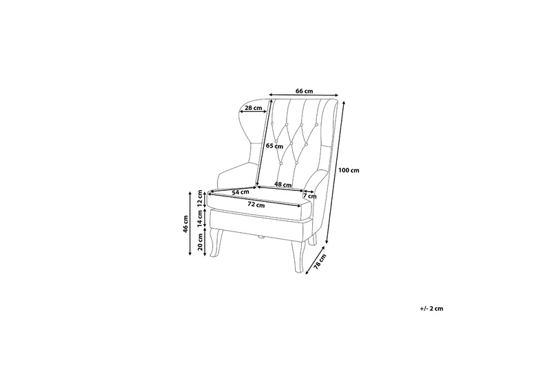 Nojatuoli Alta - Vihreä - Huonekalut - Tuoli & nojatuoli - Nojatuoli & lepotuoli