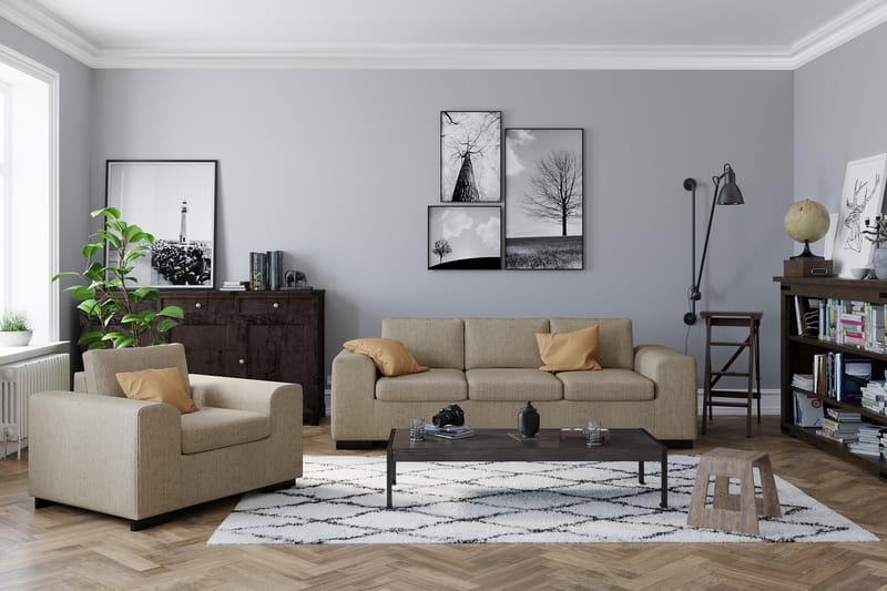 Nojatuoli Alter - Beige - Huonekalut - Tuoli & nojatuoli - Nojatuoli & lepotuoli