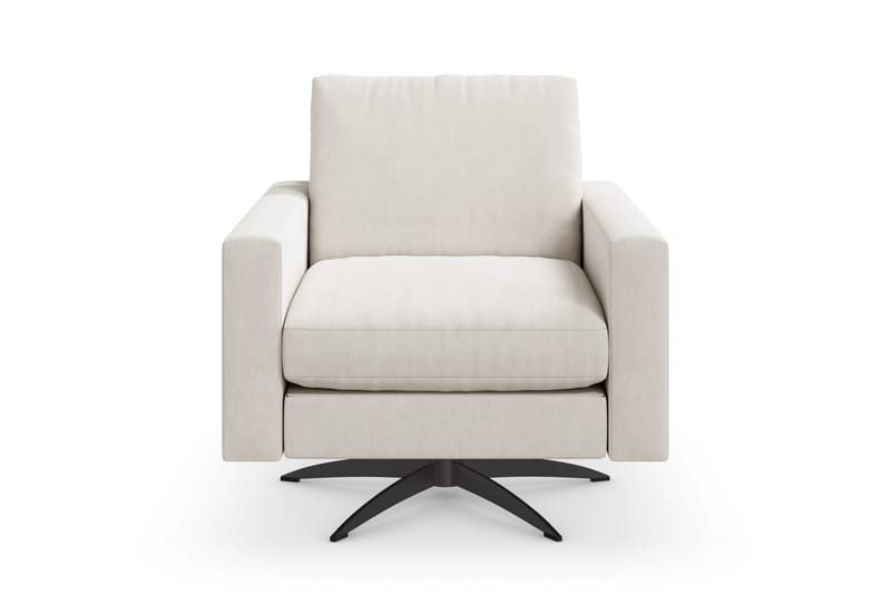 Nojatuoli Armunia - Beige/Musta - Huonekalut - Tuoli & nojatuoli - Nojatuoli & lepotuoli