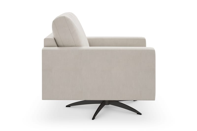 Nojatuoli Armunia - Beige/Musta - Huonekalut - Tuoli & nojatuoli - Nojatuoli & lepotuoli