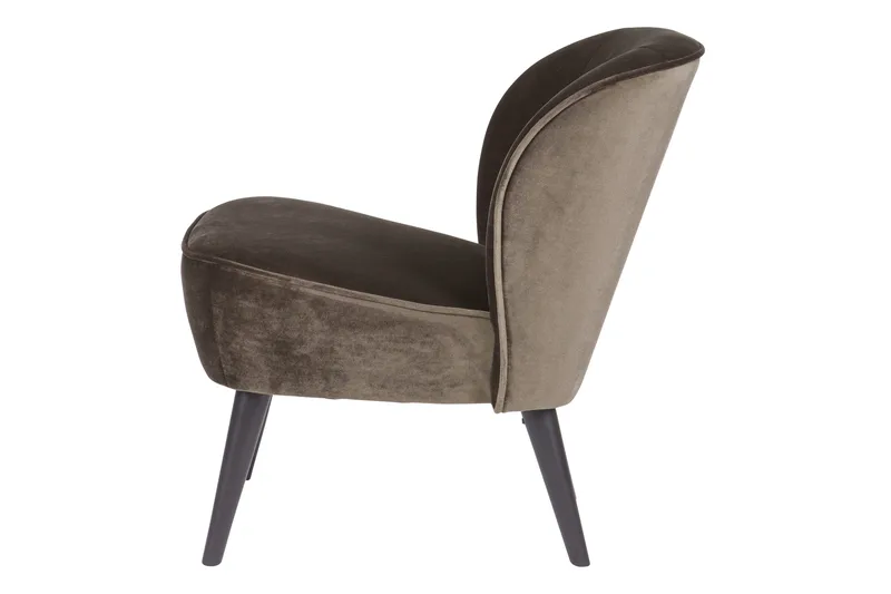 Nojatuoli  Asra - Vihreä - Huonekalut - Tuoli & nojatuoli - Nojatuoli & lepotuoli - Samettinojatuoli